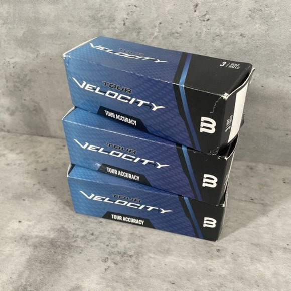 Wilson Tour Velocity Accuracy Golf Balls, White 3 Pack (9 Balls) WGWR73000 - Picture 1 of 3